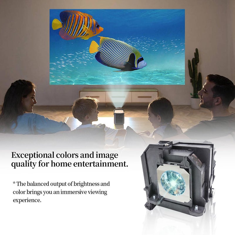SORNEICDR EL PLP80 Replacement Projector Lamp Bulb Compatible with Epson BrightLink pro 585Wi 595Wi 1420wi 1430wi eb-575wi eb-585w powerlite 570 575w 580 585w Projectors, with Housing - Image 5